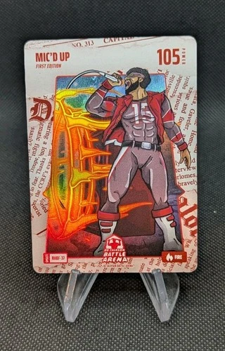 Bo Jackson Battle Arena Mic’d Up Headliners Fire Red Holo Mike Evans