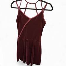 Maroon Adult Medium Slit Dress Dance Costume
