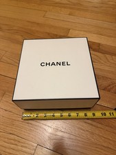 Authentic Square CHANEL EMPTY GIFT BOX 8.5"x8.5"x 4"