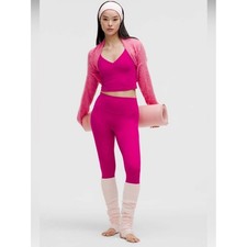 Lululemon Align Tank Top Ripened Raspberry Size 2 Nulu Cropped Yoga Top
