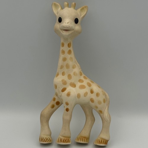 Sophie la Girafe Natural Rubber Baby Teether Toy Vulli French Giraffe 7 Inch