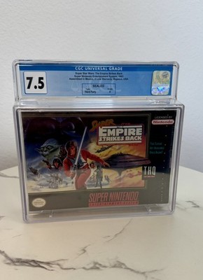 Super Star Wars - The Empire Strikes Back SNES CGC 7.5 SEALED - Super Nintendo