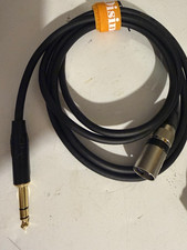 1/4 in TRS Male to XLR Male Balanced Audio Cable 6.6 ft Black