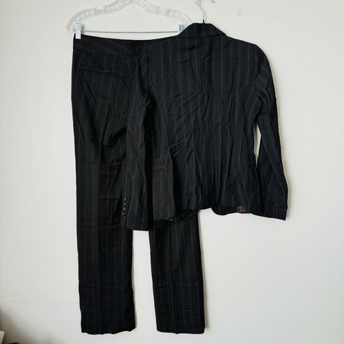 Zara Woman Black Wool Blend Pant Suit Set Women’s Size 4 - Picture 9 of 11