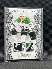 2025-26 Upper Deck Artifacts Jason Robertson Logo Gem Tag  #3/5 Black