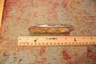 Vintage Robeson Shur Edge USA Genuine Stag Swing Guard Cheetah Knife — photo 8