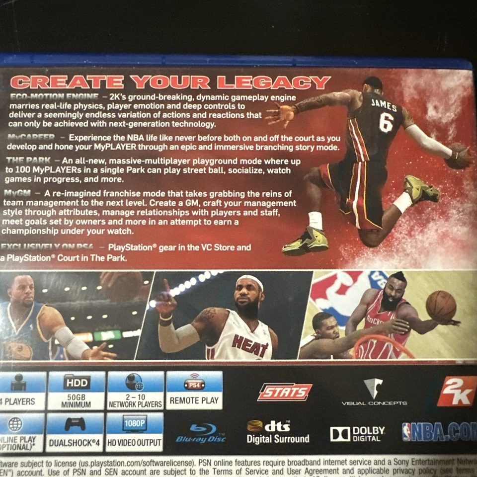 NBA 2K14 (PS4 Sony PlayStation 4) - Complete In Box CIB - Image 3 of 4