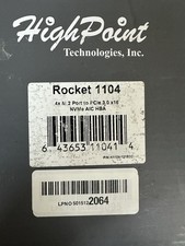 NEW HighPoint Rocket 1104 4x M.2 Port To PCIe 3.0 X 16 NVMe AIC HBA