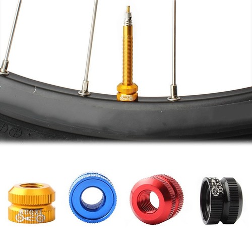 Quick release Bicycle Nuts Screw 2Pcs Mountain Bike Cycling Valve Aluminum alloy