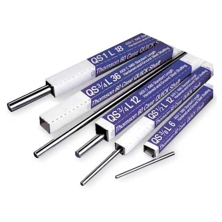 Thomson Qsss 3/4 L 12 Shaft,440C Ss,0.750 In D,12 In