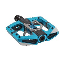 Crank Brothers Mallet E pedals, light blue
