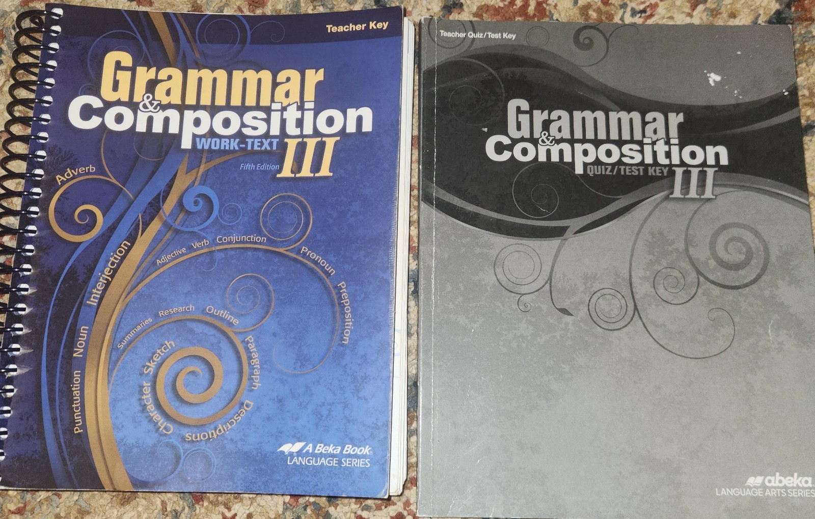 Abeka Grammar & Composition III Teacher Key, And Quiz/Test Key (5th Ed)