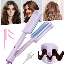 Welleneisen für Haare Lockenstab Große Locken 32mm Beach Waves mit 4 Temperature