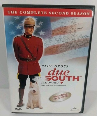 Due South - Season 2 (DVD, 2003, 3-Disc Set) Paul Gross Cop Drama Comedy TV Show