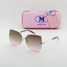 New Missoni MIS 0119/S 0EYR BC Gold Pink/Brown Green Gradient 60-15-140 Sungl...