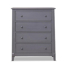 Berkley Baby Dresser - Stylish Nursery  Kids Bedroom Storage in Weathered Gray
