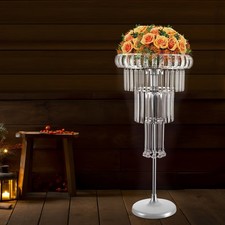 4 Tier Clear Flower Stand Wedding Party Flower Stand Wedding Decoration
