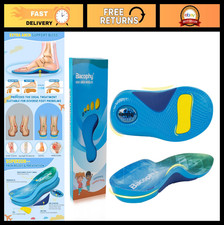 Kids Arch Support Insoles - Orthotic Inserts for Flat Feet Foot Pain Relief, S