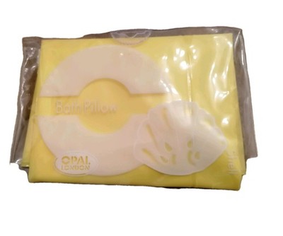 Opal London Muschelförmiges bequemes aufblasbares Badekissen für Bad/Spa Neu