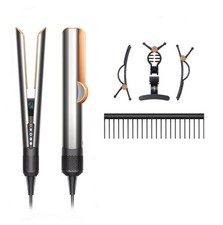 NEW Unopened Dyson Airstrait Straightener Nickel/Copper Gift Set w/ Clips  Comb