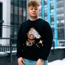 Michael Jackson Glove Graphic Vintage 90s Unisex Full Size Sweatshirt