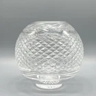 Vintage Waterford Crystal Glandore Rose Bowl Vase 6" Old Mark Ireland