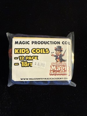 Magic Production Coils - Colorful 18ft - EZ MAGIC - Solid Colors - Funny - Gag