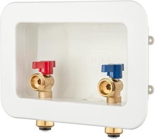 1 Pack Washing Machine Outlet Box Push to Connect with Center Drain Inlet 1/2...