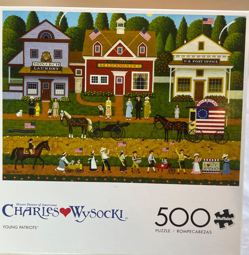 (5) Charles Wysocki Jigsaw Puzzles Americana 500 & 1,000 pcs with POSTERS - Picture 3 of 10