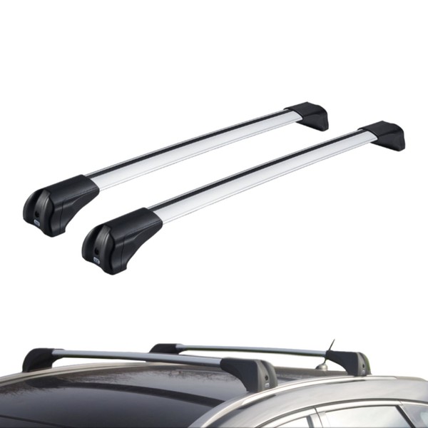 FüR Renault Captur 2 II Ab 19 DachträGer Geschlossene Dachreling Silber Alu C-F-image