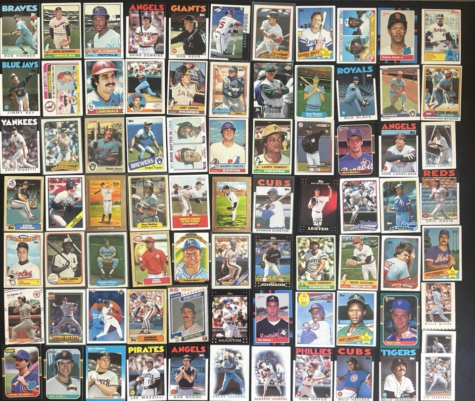 Enorme Willie Mays Hank Aaron Ernie Banks Goat Hof RC lote (298) Ryan ROSE Yaz MIRAR Foto 4 de 4