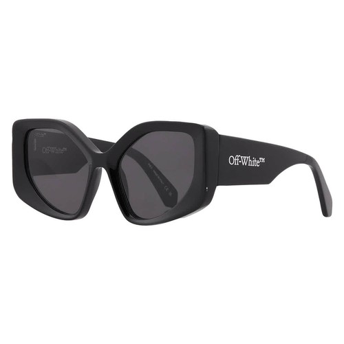Off-White DENVER Dark Grey Butterfly Ladies Sunglasses OERI062 1007 55 Off-White DENVER Dark Grey Butterfly Ladies Sunglasses OERI062 1007 55