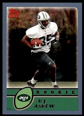 2003 TOPPS B.J. ASKEW NEW YORK JETS #339