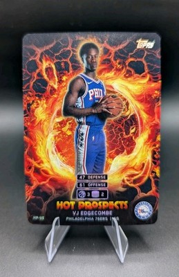 2025-26 Topps Match Attax VJ Edgecombe Hot Prospects FOIL Rookie