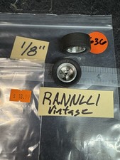 Vintage Slot Car Tires 1/24 - 1/32: RANNLLI SILCKS / 1pr. / PreOwned