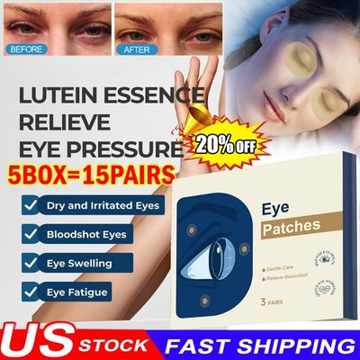 Circles Lutein Eye Patches Relieve Fatigue Dry Eyes Astringent Eyes Dark 3-15x