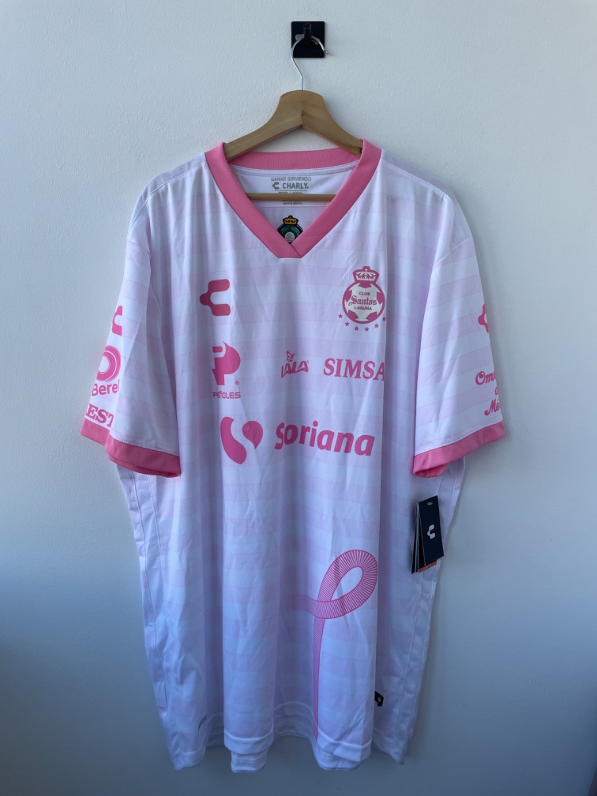 Santos Laguna 2021/2022 Third Football Shirt Jersey Camiseta Charly size 3XL