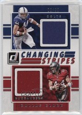2017 Panini Donruss Changing Stripes Jerseys 9/99 Dallas Clark #4 0x1z