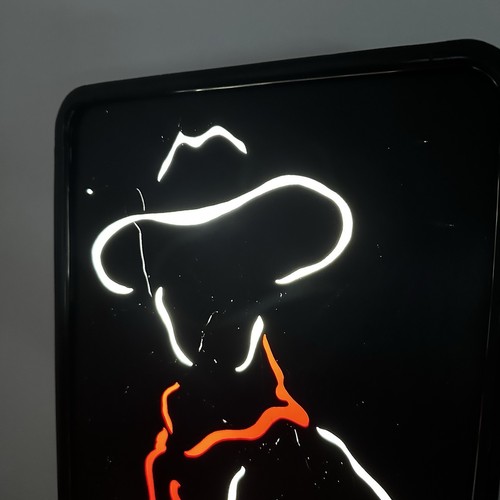 Stivali cowboy Durango sagoma insegna luminosa uomo decorazione grotta Tecart testato funziona - Foto 4 di 18