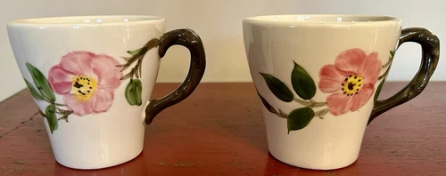 Vintage Franciscan Desert Rose Coffee Mugs 