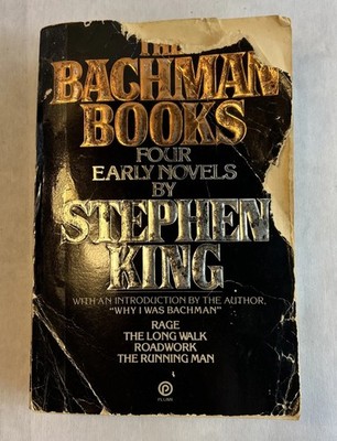 The Bachman Books Stephen King 1985 1st Printing Plume Omnibus Trade Paperback 