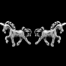 Detailed Unicorn Stud Earrings