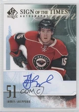 2008-09 SP Authentic Sign of the Times James Sheppard #ST-SH Auto 0j6