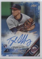 2016 Topps Chrome Rookie Blue Refractor 65/150 Tyler Duffey #RA-TD Auto 0v0