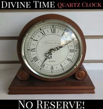 ✨USED✨ Divine Time Quartz Clock - Desk / Mantle Clock - AA Battery Needed