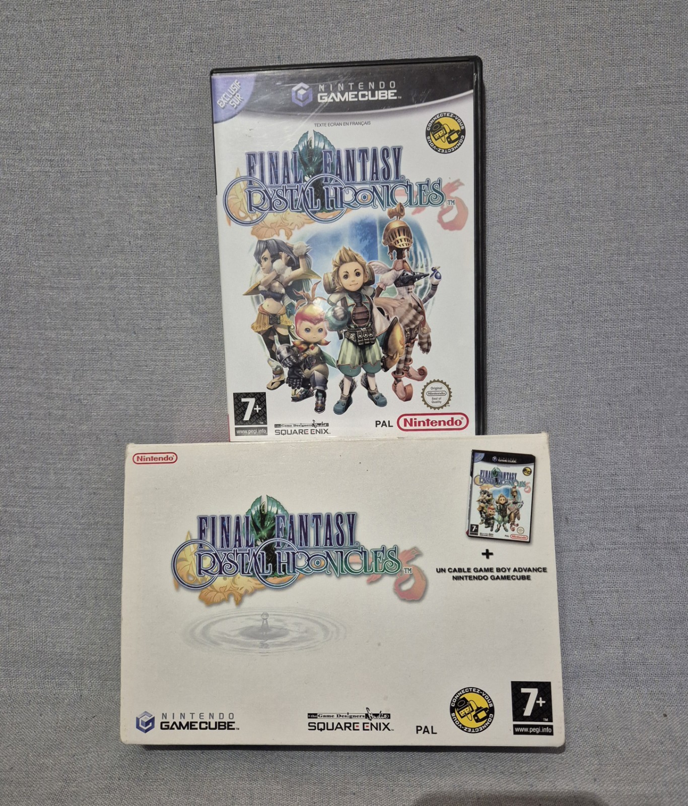 Pack Final Fantasy Crystal Chronicles Nintendo Game Cube complet