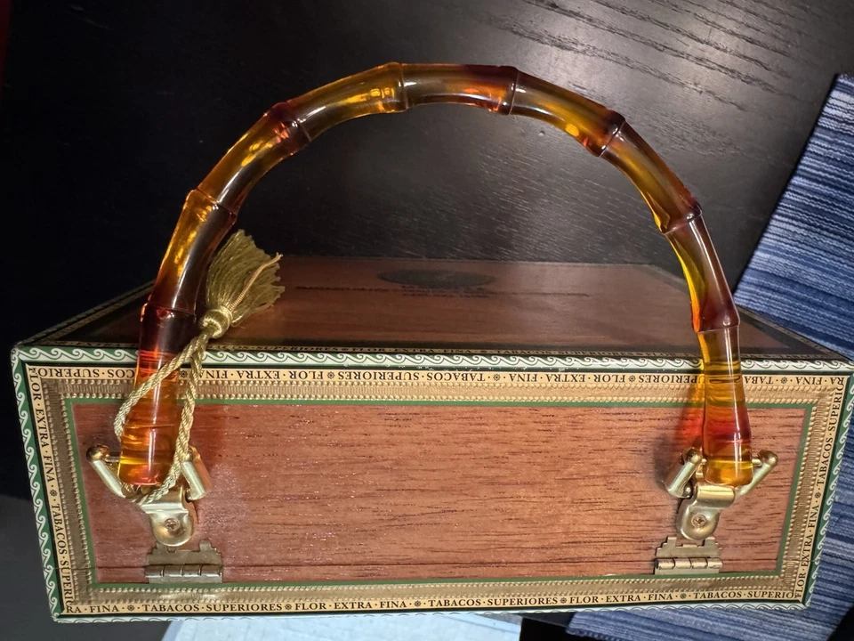 Cigar Box Purse Handbag La Aurora “1903 Edition” - Image 4 of 4