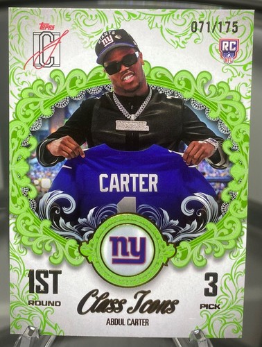 2025 Topps Signature Abdul Carter Lime Green (RAW)