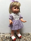 1964 Mattel Baby First Steps Walking Doll w/Red Skates 19”~ Tested WORKS GREAT!