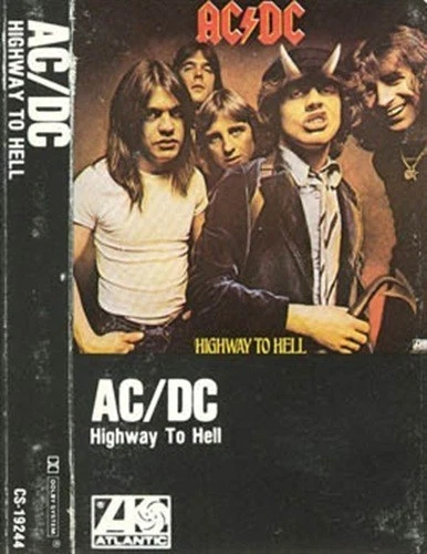 AC/DC - Highway to Hell (Cassette,  1979 ) canadian version angus young metal - Image 2 of 2